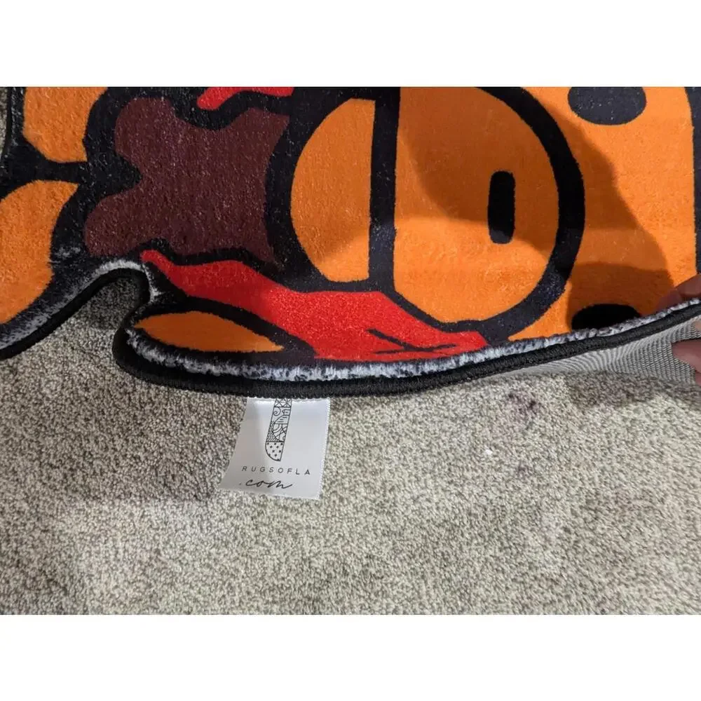 NEW Hypebeast BAPE x KAWS Baby Milo Tufted Rug Ape Monkey 29x25